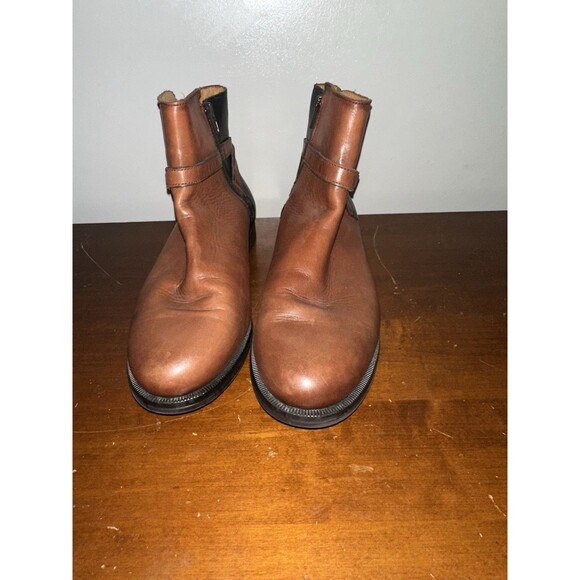 Sebago Plaza Chelsea Ankle Boots Size 10 Women's Leather Pull On Zip Bootie - Picture 1 of 10